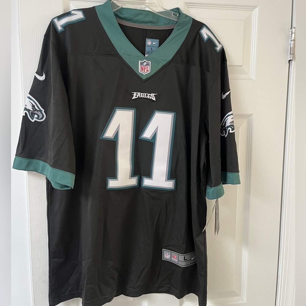 NFL SHOP men’s Large Philadelphia Eagles AJ Brown new with tags black jersey